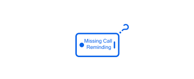 Missing call reminding service